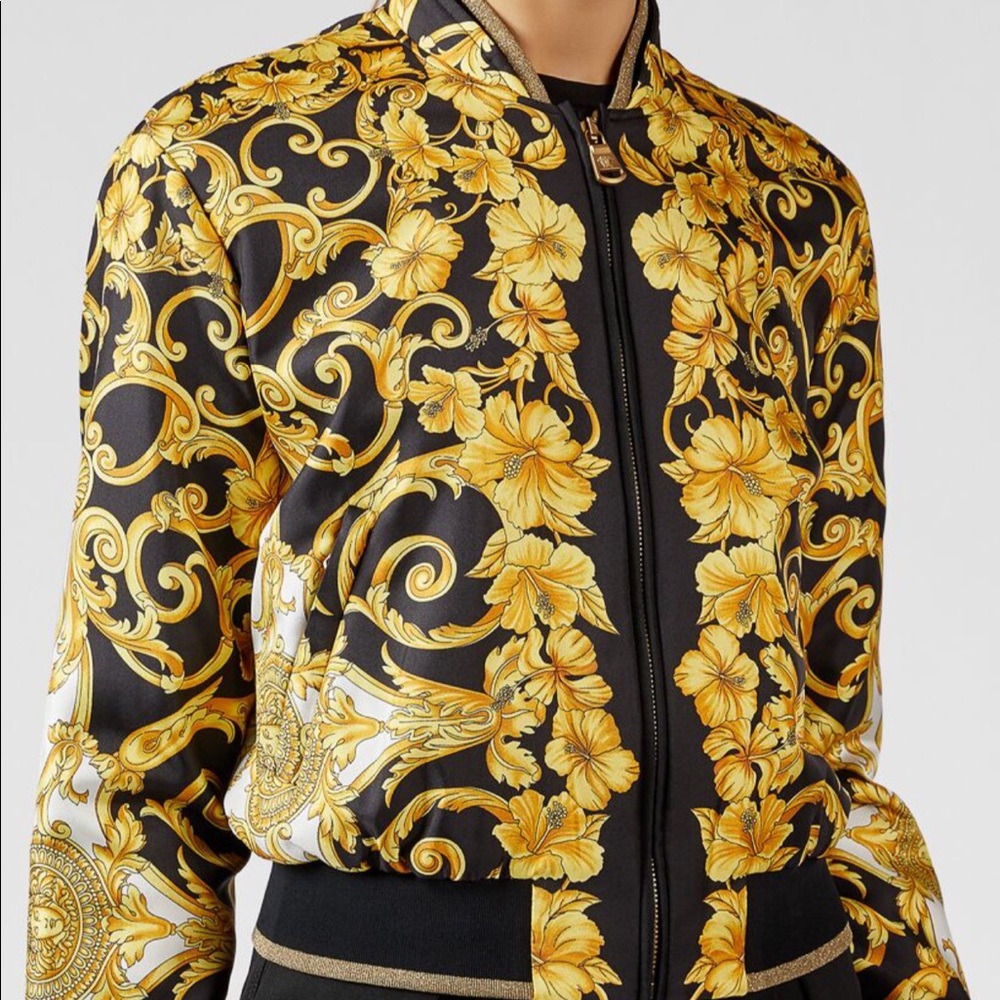 Brand new ! Versace collection bomber jacket